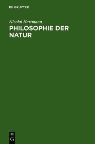 Cover of Philosophie Der Natur