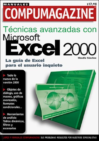 Cover of Microsoft Excel 2000 Tecnicas Avanzadas