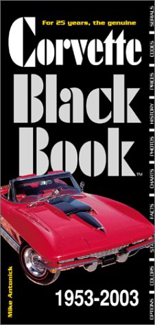 Book cover for Corvette Black Book 1953-2003