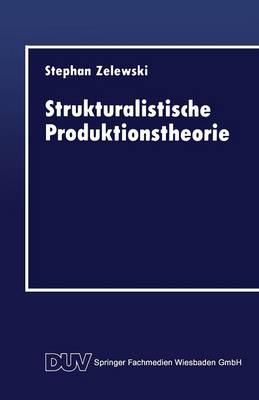 Cover of Strukturalistische Produktionstheorie