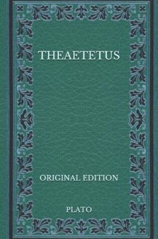 Cover of Theaetetus - Original Edition