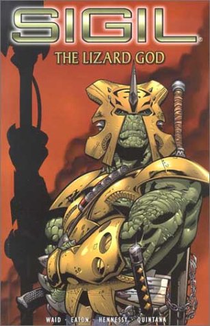 Book cover for The Lizard God
