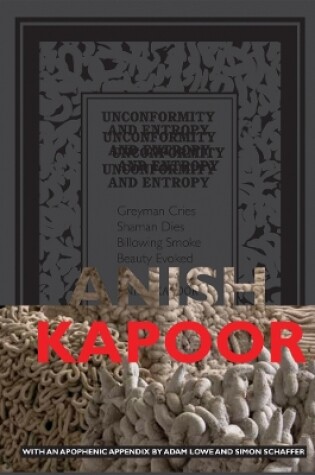Cover of Anish Kapoor: Unconformity and Entropy