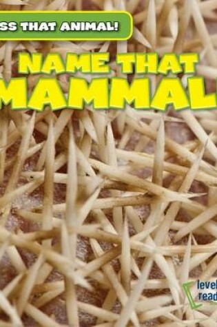 Cover of Name That Mammal!