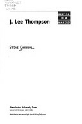 Cover of J. Lee Thompson