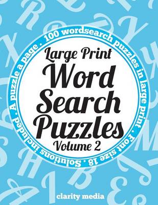 Book cover for Large Print Wordsearch Puzzles Volume 2