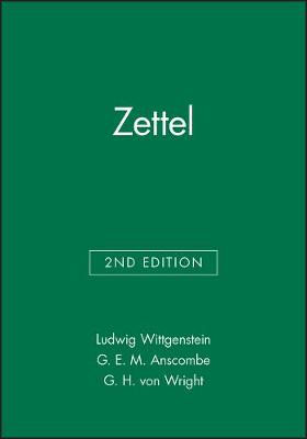 Cover of Zettel