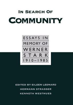 Book cover for In Search of Community