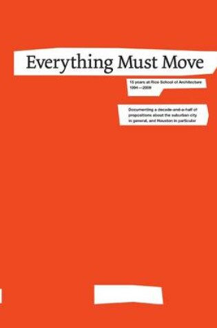 Cover of Everything Must Move