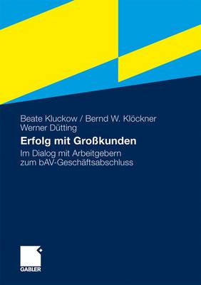 Book cover for Erfolg Mit Grosskunden