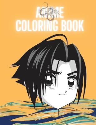 Book cover for Anime Coloring Book