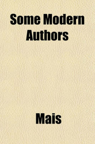 Cover of Some Modern Authors