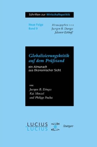 Cover of Globalisierungskritik Auf Dem Prüfstand