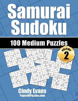 Book cover for Samurai Sudoku Medium Puzzles - Volume 2