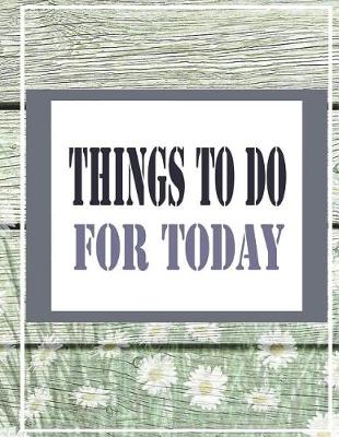 Book cover for Things to do for today