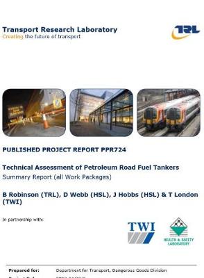 Cover of Technical Assessment of Petroleum Road Fuel Tankers