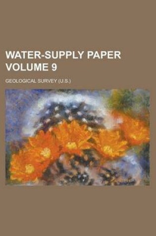 Cover of Water-Supply Paper Volume 9