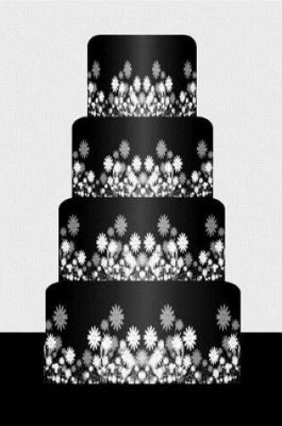 Cover of Wedding Journal Black White Wedding Cake