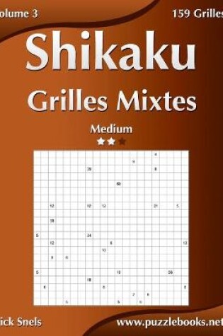 Cover of Shikaku Grilles Mixtes - Medium - Volume 3 - 159 Grilles