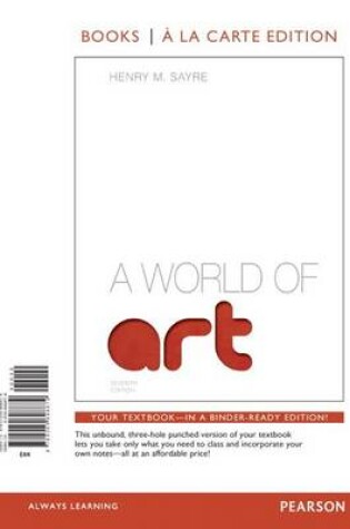 Cover of A World of Art, Books a la Carte Edition