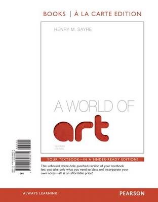 Book cover for A World of Art, Books a la Carte Edition