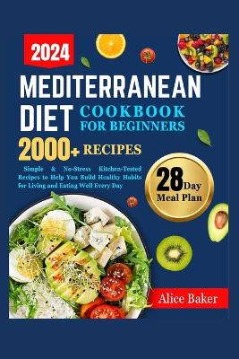 Book cover for Mediterranean Diet Cookbook for Beginners