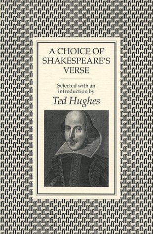 Book cover for Choice of Shakespeare's Verse