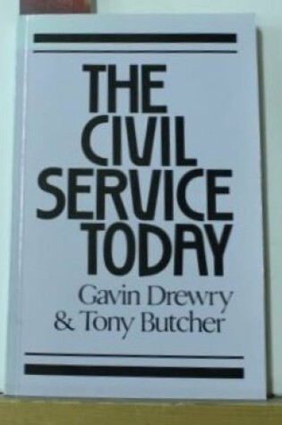 Cover of The Civil Service Today