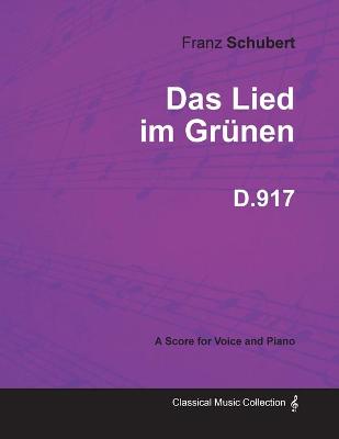 Book cover for Das Lied Im Grunen D.917 - For Voice and Piano (1827)