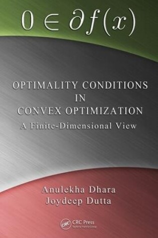 Cover of Optimality Conditions in Convex Optimization