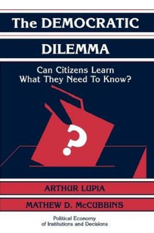 Cover of The Democratic Dilemma