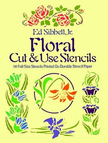 Book cover for Floral Cut & Use Stencils