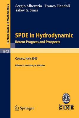 Book cover for Spde in Hydrodynamics
