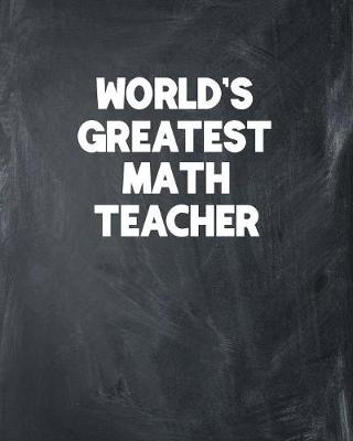 Book cover for World's Greatest Math Teacher