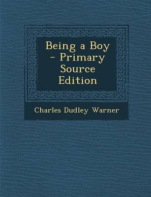 Book cover for Being a Boy - Primary Source Edition