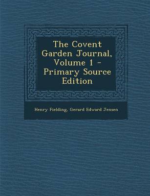 Book cover for The Covent Garden Journal, Volume 1 - Primary Source Edition