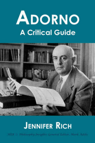 Cover of Adorno: A Critical Guide