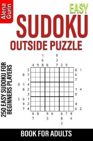 Cover of Easy Sudoku Outside Puzzle Book for Adults