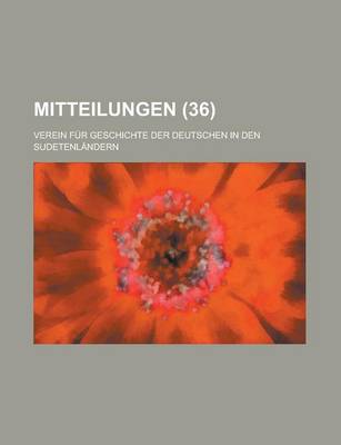 Book cover for Mitteilungen (36)