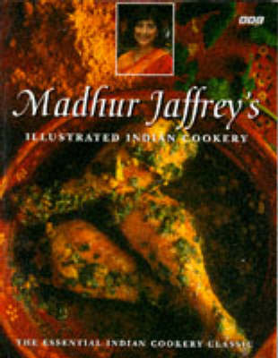 Book cover for Madhur Jaffrey's Illustrated Indian Cookery