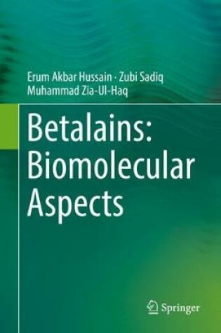 Cover of Betalains: Biomolecular Aspects