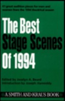 Book cover for The Best Stage Scenes of 1994
