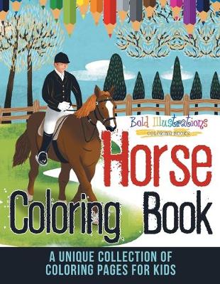 Book cover for Horse Coloring Book!