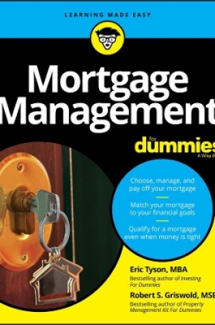 Cover of Mortgage Management For Dummies