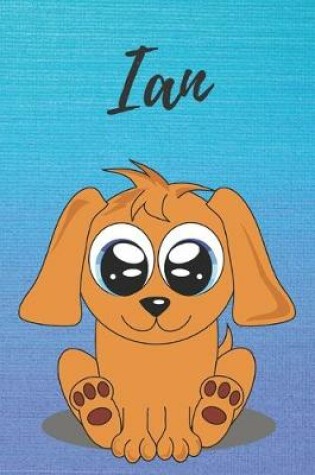 Cover of Ian dog coloring book / notebook / journal / diary