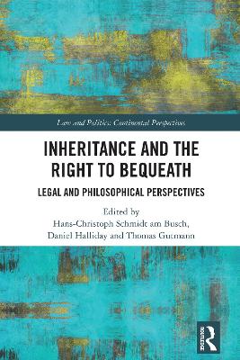 Book cover for Inheritance and the Right to Bequeath