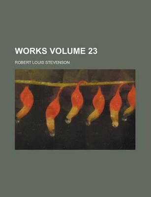 Book cover for Works Volume 23