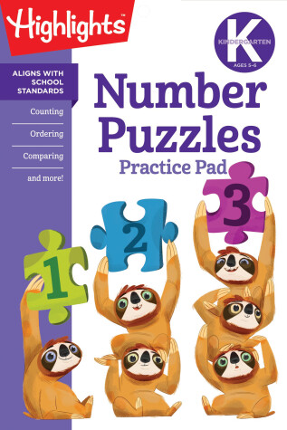 Cover of Kindergarten Number Puzzles