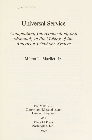 Cover of Universal Service