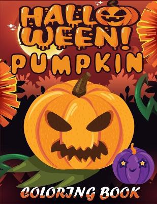 Book cover for Halloween Pumpkin Coloring Book